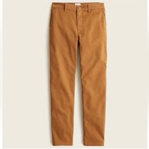 J. Crew NWT Vintage Slim-Straight Stretch Chino Pant - Golden Hickory - Size 26